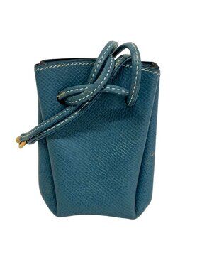 Hermes Pouch Blue Jean